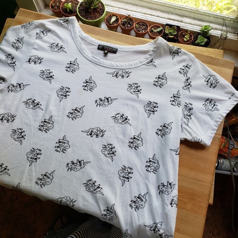 Triceratops crop top
